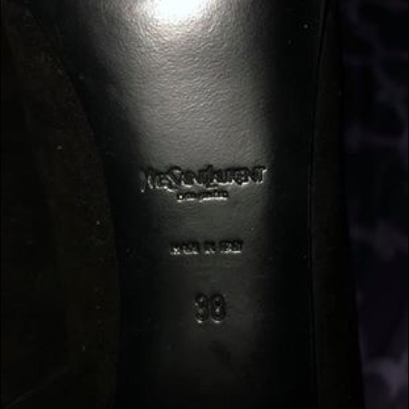 Saint Laurent suede pump shoes - Picture 2 of 4